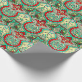 Neon arabesk ornament: jaren '80 stijl. cadeaupapier (Hoek)