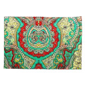 Neon arabesk ornament: jaren '80 stijl. kussensloop (Achterkant)