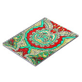 Neon arabesk ornament: jaren '80 stijl. notitieboek (Linkerzijde)