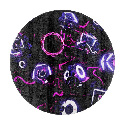 Neon Art Design. Bestel nu Snijplank (Voorkant)