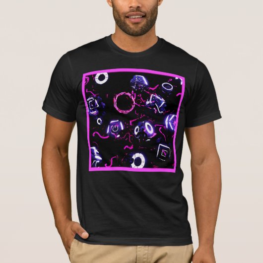 Neon Art Design. Bestel nu T-shirt (Voorkant)