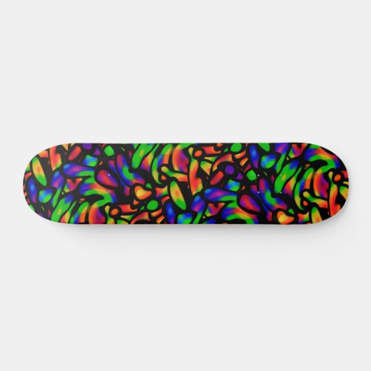 Neon Art Persoonlijk Skateboard (Horizontaal)
