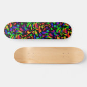 Neon Art Persoonlijk Skateboard (Horizontaal)