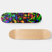 Neon Art Persoonlijk Skateboard (Horizontaal)