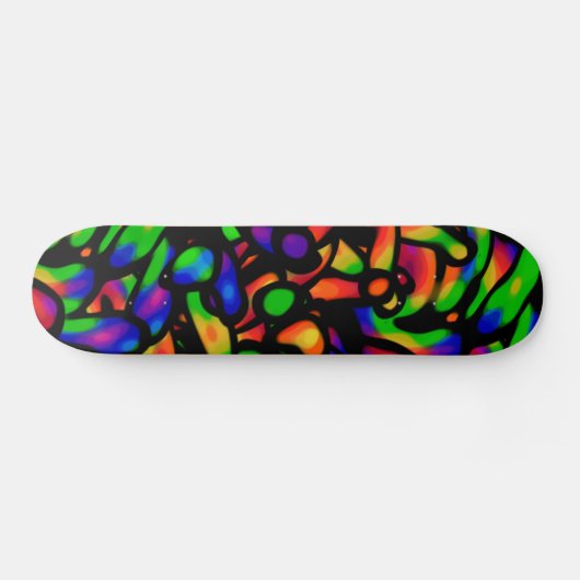 Neon Art Persoonlijk Skateboard (Horizontaal)