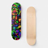 Neon Art Persoonlijk Skateboard (Voorkant)