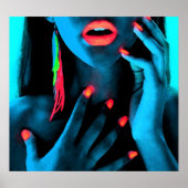 Neon art Poster (Voorkant)