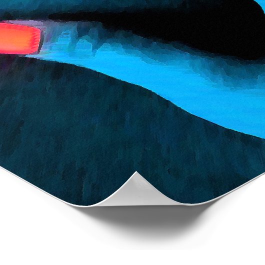 Neon art Poster (Hoek)