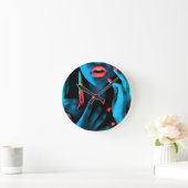 Neon art ronde klok (Huis)