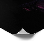 Neon Art Sunrise Lake Reflection Poster (Hoek)