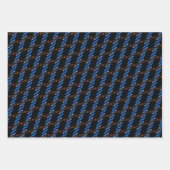 Neon artistieke moderne WRAPPERPAPIERSCHAPEN Inpakpapier Vel (Voorkant 2)