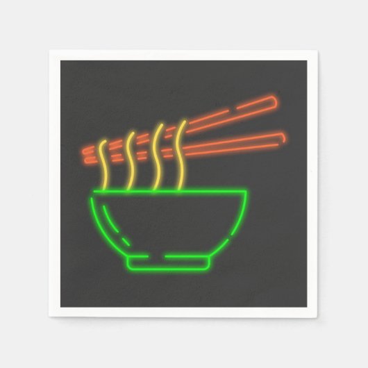 Neon Asian Neondle Bowl Servet (Voorkant)