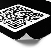 Neon Asian Neondle Bowl Social Media QR Codes Poster (Hoek)