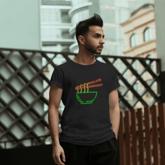 Neon Asian Neondle Bowl T-shirt