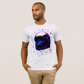 Neon Astronaut Galaxy Mist T-shirt (Voorkant volledig)