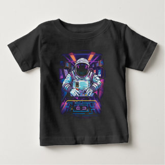 Neon Astronaut Kosmische Ruimte Exploratie Grafisc