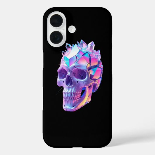 Neon Atomische Schedel Case-Mate iPhone Case (Achterkant)