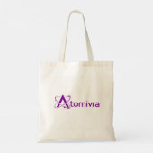 Neon ATOMIVRA Tote Bag (Achterkant)