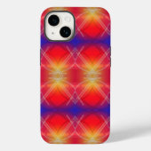 Neon Attraction Gelaagde Abstract Design Case-Mate iPhone Case (Achterkant)
