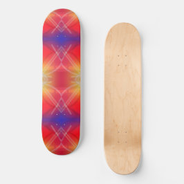 Neon Attraction Gelaagde Abstract Design Persoonlijk Skateboard