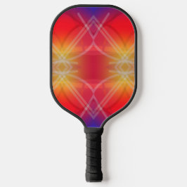 Neon Attraction Gelaagde Abstract Design Pickleball Paddle