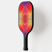 Neon Attraction Gelaagde Abstract Design Pickleball Paddle (Links)