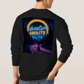 Neon Avontuur Wacht - Mountai T-shirt (Achterkant)