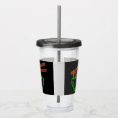 Neon Aziatische Noedelkom  Acryl Drinkbeker (Rechts)