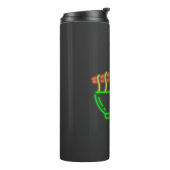 Neon Aziatische Noedelkom Thermosbeker (Gedraaid links)