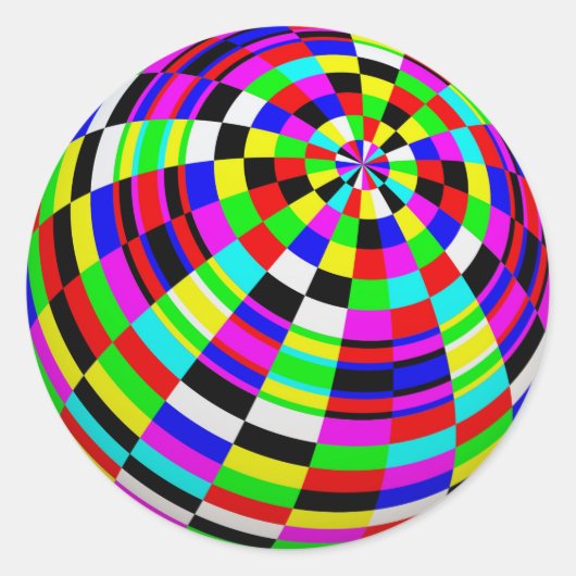 Neon ball stickers (Voorkant)