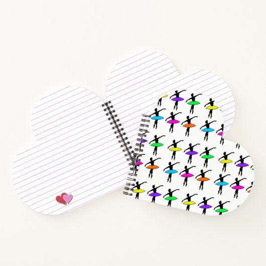 Neon Ballerina Ballet Tutu Dance Teacher Pointe Notitieboek (Binnen)