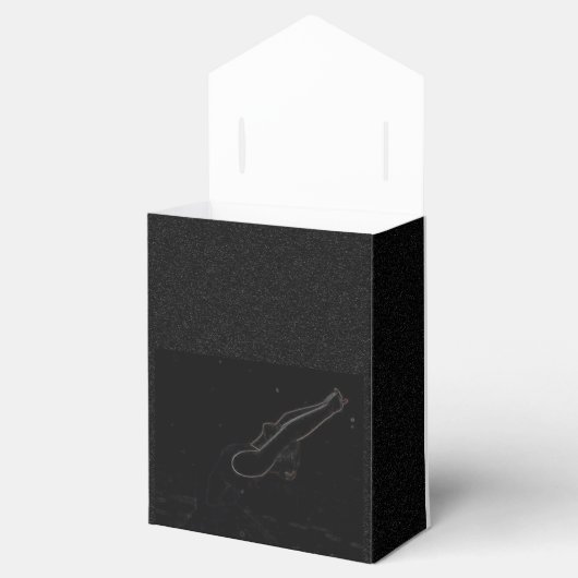 Neon, Ballerina in de sneeuw Bedankdoosjes (Geopend)