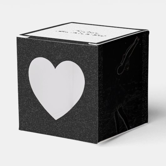 Neon, Ballerina in de sneeuw Bedankdoosjes (Voorkant Zijde)