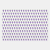 Neon Ballerina Tutus Ballet Dance Studio Docent Inpakpapier Vel (Voorkant)