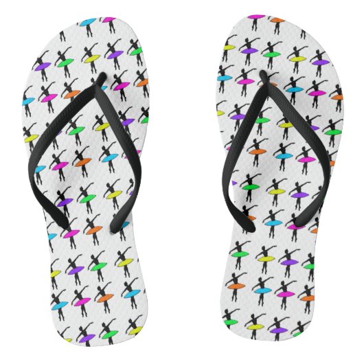 Neon Ballerinas Ballet Dance Teacher Dancer Gift Teenslippers (Voetbed)