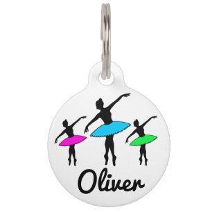 Neon Ballerinas Ballet Dance Teacher Pointe Tutu Huisdierpenning