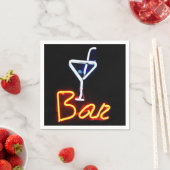 Neon Bar Sign Cocktail servet (Insitu)