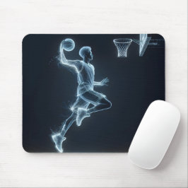 Neon basketbalspeler muismat