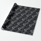 Neon Basketbalspeler Nummer 67 Cadeaupapier (Uitgerold)