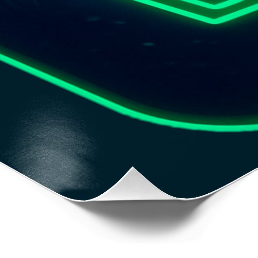 Neon Bass Poster (Hoek)