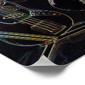 Neon Bass Print (Hoek)