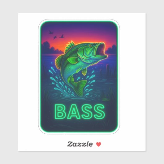 Neon Bass Sticker (Vel)
