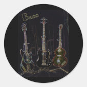 Neon Bass Sticker (Voorkant)