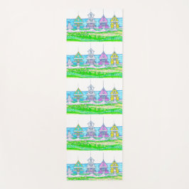 Neon Beach Cottage Yoga Mat