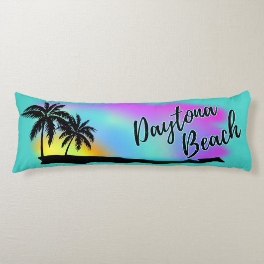 Neon Beach Skies bij Daytona Beach Lichaamskussen (Voorkant)