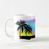 Neon Beach Skies bij key Biscayne Koffiemok (Links)