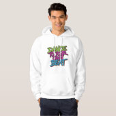 Neon Beats: Dans naar je eigen Beat Graffiti-hoodi Hoodie (Voorkant volledig)