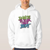 Neon Beats: Dans naar je eigen Beat Graffiti-hoodi Hoodie (Voorkant)
