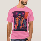 "Neon Beats: Tune in de Oerwoud Groove!" T-shirt (Voorkant)