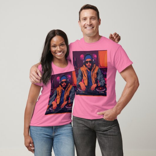 "Neon Beats: Tune in de Oerwoud Groove!" T-shirt (Unisex)